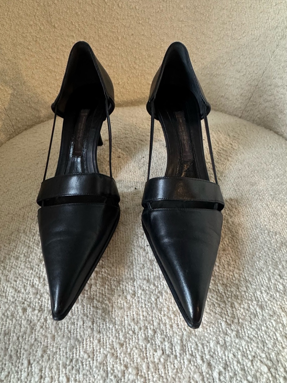 Narciso Rodriguez open sided pumps